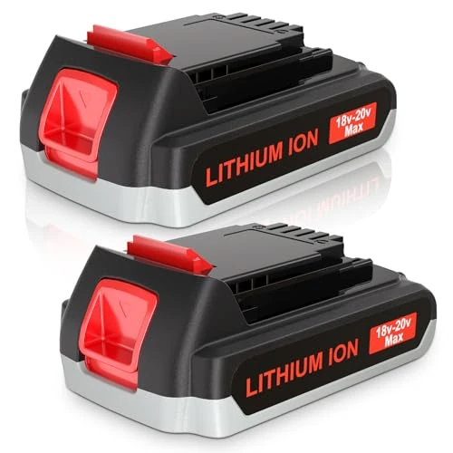 Tijdelijke aanbieding: JYJZPB 2 X Li-Ion LBXR20 Vervangende Batterij voor Black+Decker 18V Accu van 45.99 € naar 39.09 € (15% korting)