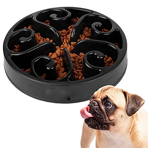 Offerta a tempo: Edipets, Ciotola Anti Ingozzamento, Ciotole per Cani, Interattiva, per Animali Domestici, di Medie e Grandi Dimensioni (Nero) - 0.00% da 9.15 € a 9.15 €