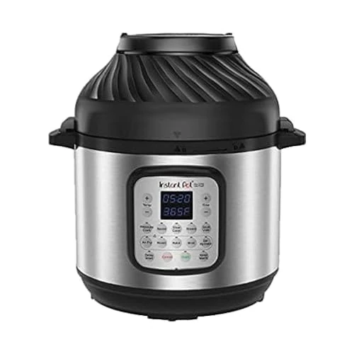 Instant Pot Duo Crispy Effect, 11 in 1 Multicooker - Minute Casserole, Air Fryer, Slow Cooking, Steaming, Sous Vide, Dehydrator, Dish Warmer and Pastry Function - 5.7 L