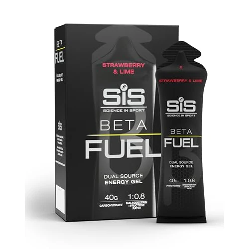 Oferta limitada: Science in Sport Beta Fuel Gel, geles energéticos ciclismo, energía de doble fuente, Sabor fresa y lima, 40 gr de Carbohidratos en 60 ml, pack de 6 de 17.50 EUR a 14.88 EUR (ahorro 15%)