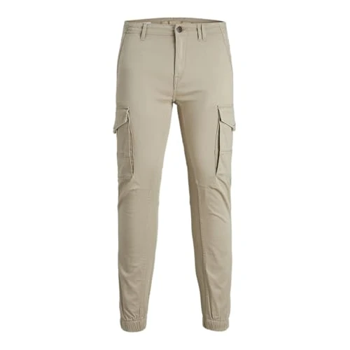 Offerta a tempo: JACK & JONES Jjipaul Jjflake, Pantaloni da Uomo, Grigio(Crochery), 34W / 36L - 56% da 59.99 € a 26.56 €