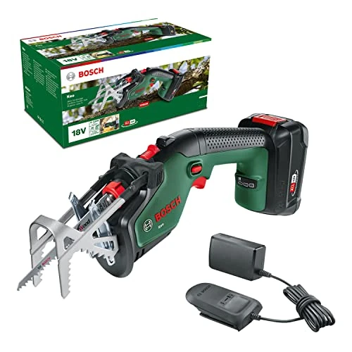 Limited-time offer: Bosch Home and Garden Keo Cordless Garden Saw (1 x 2.0 Ah Battery, 18 Volt System, 80 mm Cutting Capacity, Swiss Precision Saw Blade for Wood, in a Box) from 159.27 GBP to 159.27 GBP (save 0%)