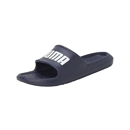 Limited-time offer: Puma Unisex Adults Divecat V2 Lite Slide Sandals, Peacoat-Puma White, 12 UK from 20.99 £ to 20.99 £ (save 0.00%)