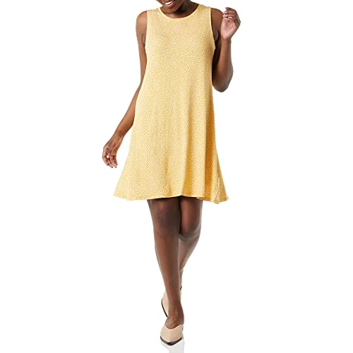 Offerta a tempo: Amazon Essentials Abito Swing a Canottiera (Taglie Forti Disponibili) Donna, Giallo Tulipani, XXL - 0.00% da 13.75 € a 13.75 €
