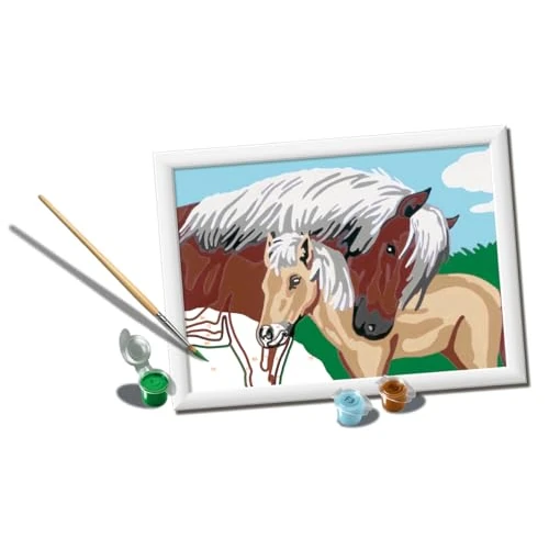 Ravensburger - Creart Serie E Amore Materno | Kit Pittura Bambini | Dipingere Con I Numeri Include Tutto Il Necessario | Giochi Bambini 7 Anni O Più | Creart 7 Anni