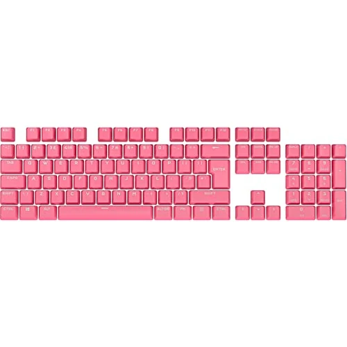 Offre limitée : Corsair PBT DOUBLE-SHOT PRO Kit de mod pour keycap (cache-touches en PBT, compatibilité standard de la rangée inférieure, surface rugueuse, parois épaisses 1,5 mm avec caractère rétro-éclairé de 40.87 € à 40.87 € (0.00% de remise)
