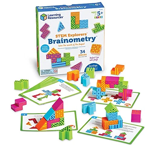 Oferta limitada: Learning Resources Brainometry – Juego Stem de Lógica y Construcción para Niños 5+ Años – 24 Piezas y 10 Tarjetas de Retos – Juguete Educativo para Pensamiento Crítico de 22.74 € a 22.74 € (ahorro 0.00%)