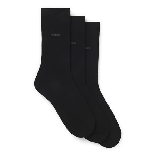 BOSS Herren 3p Rs Uni Cc Socken, New - Black1, 39-42 EU