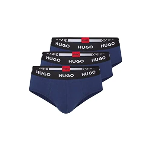 Offerta a tempo: HUGO Hipbrief Tripletpack, Mutande, Uomo, Blu (New - Navy410), XXL - 34% da 39.90 € a 26.27 €
