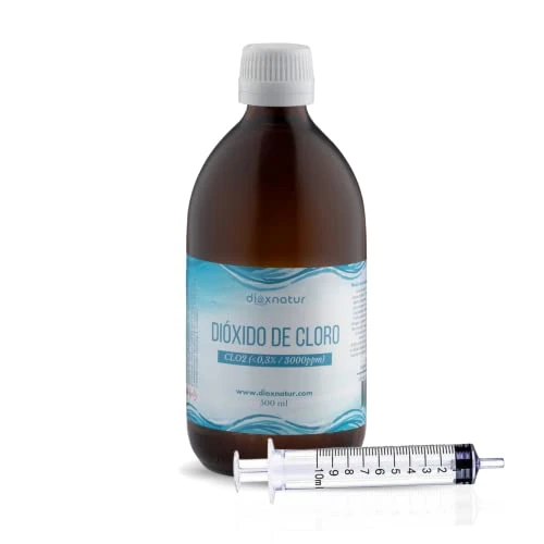 Offerta a tempo: Dioxnatur® Diossido di Cloro 500 ml 3000 ppm Formato Risparmio CDS Bottiglia di Vetro - 0.00% da 44.95 € a 44.95 €
