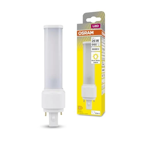 Offerta a tempo: OSRAM - Lampada DULUX D 26 LED per base G24D-3, 9 watt — 27% da 12,59 € a 9,25 €