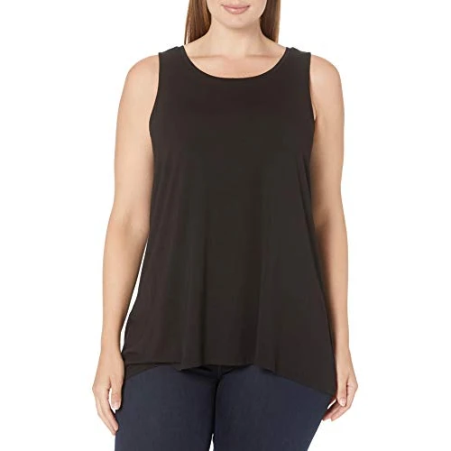 Offerta a tempo: Amazon Essentials Canotta Svasata (Taglie Forti Disponibili) Donna, Nero, M - 10% da 8.40 € a 7.56 €