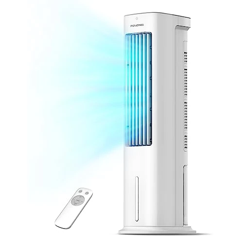 Offerta a tempo: PELONIS Raffreddatore d'Aria a Evaporazione, Climatizzatore Mobile, 5L con Telecomando, 355m³/h, Senza Tubo di Scarico - 28% da 137.99 € a 99.99 €