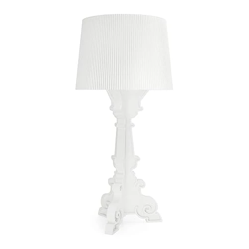 Offerta a tempo: Kartell Bourgie Mat, Lampada da Tavolo, Bianco Mat - 20% da 435.00 € a 348.84 €