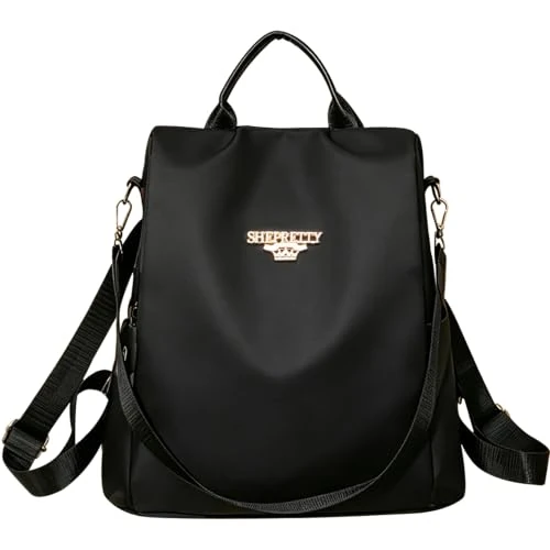Offerta a tempo: shepretty Zaino Donna antifurto Borsa Tracolla Zainetto Viaggio,8864-BK-3 - 19% da 29.99 € a 24.43 €