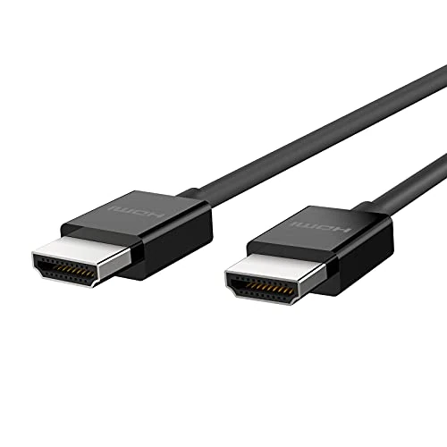 Limited offer: Belkin Ultra HD HDMI 2.1 Cable 6.6ft/2M, 4K Ultra High Speed HDMI Cable, 48Gbps HDMI 2.1 Cord, Dolby Vision HDR & 8K @60Hz, 10K Streaming - Compatible w/ Playstation, PS4, PS5, Xbox Series X, & More from 38.01 USD to 26.99 USD (save 29%)