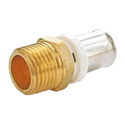 Offre limitée : SOMATHERM FOR YOU, Raccord droit à sertir pour tube multicouche Ø16, mâle 20/27, acier inoxydable, double joints toriques, conforme NF 545, pour eau chaude/froide, 10 bars max de 12.57 € à 12.57 € (0.0% de remise)