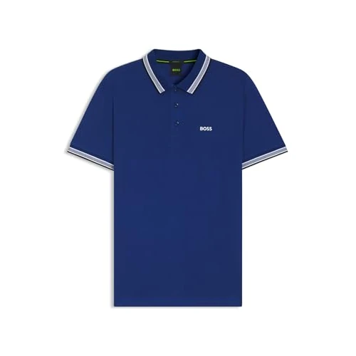 Offerta a tempo: BOSS Paddy Curved, Polo Moderno, Uomo, Blu (Medium Blue 4), M - 0.00% da 71.84 € a 71.84 €