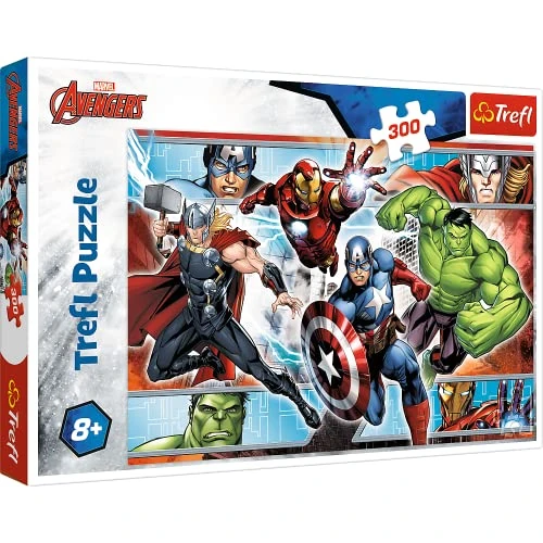 Oferta limitowana: Trefl Puzzle Marvel Avengers 300 elementów | Model 23000, puzzle Disney Marvel Avengers, 300 elementow, obrazek 60x40 cm, gruby papier z 22.30 zł na 22.30 zł (oszczędź 0.00%)