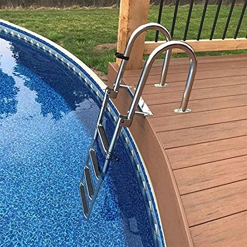 Oferta limitada: Escalera De Baño Escalera Plegable para Piscina Barcos, Barcos Acero Inoxidable Cubierta Yates con Escalones Antideslizantes, Natación Pasamanos Y Pedal Ancho 4 Carga 150 Kg de 189.88 € a 189.88 € (ahorro 0.00%)