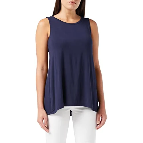 Offre limitée : Amazon Essentials Débardeur Fluide (Grandes Tailles Disponibles) Femme, Bleu Marine, S de 8.57 € à 8.14 € (5% de remise)