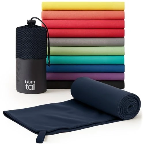 Offre limitée : Blumtal - Serviette Microfibre - Lot De 1 - Serviette Sport - Serviette De Plage - Serviette À Séchage Rapide, Compacte, Ultralégère Et Super Absorbante - Dark Ocean Blue - Bleu - 140 x 70cm de 11.99 € à 11.99 € (0.00% de remise)