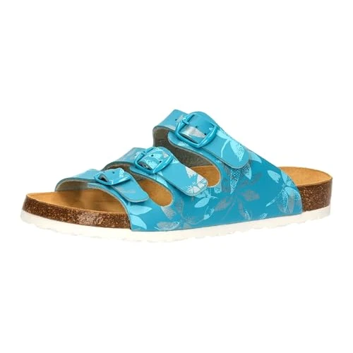 Offerta a tempo: Lico Bioline Leave, Ciabatte Donna, Turchese e Argento, 39 EU - 35% da 29.95 € a 19.50 €
