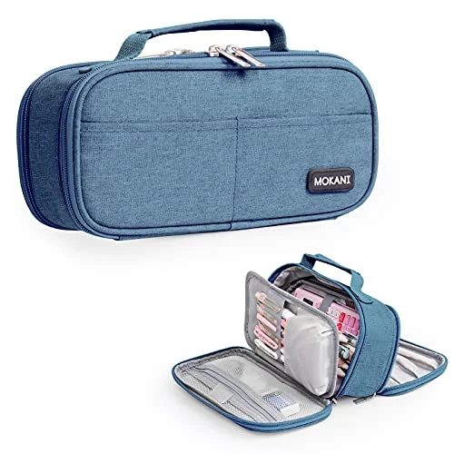 Offerta a tempo: Mokani Astuccio Scuola Grande Capacità, Astucci Scuola per Bambina Bambino Studenti Ragazzi Ragazze Donne - 0.00% da 13.99 € a 13.99 €