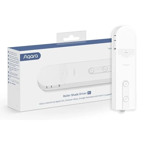 Offerta a tempo: Aqara Motore Tapparelle E1 Zigbee, Ricaricabile, Richiede AQARA HUB, | Timer E Voce, Compatibile Con Homekit, Alexa, Google, Durata Batteria 2 Mesi, Installazione Facile, Peso Max 3Kg - 23% da 85.99 € a 65.99 €