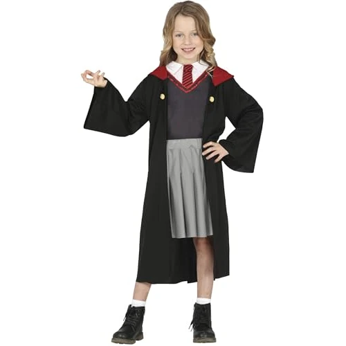 Offerta a tempo: FIESTAS GUIRCA Costume da studente di magia rosso per bambina - 15% da 30.95 € a 26.32 €
