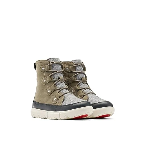Offerta a tempo: Sorel Explorer Joan WP, Stivali Invernali Impermeabili, Donna, Sage/Fawn Explorer 2 Joan Felt, 40 EU - 27% da 150.00 € a 109.18 €