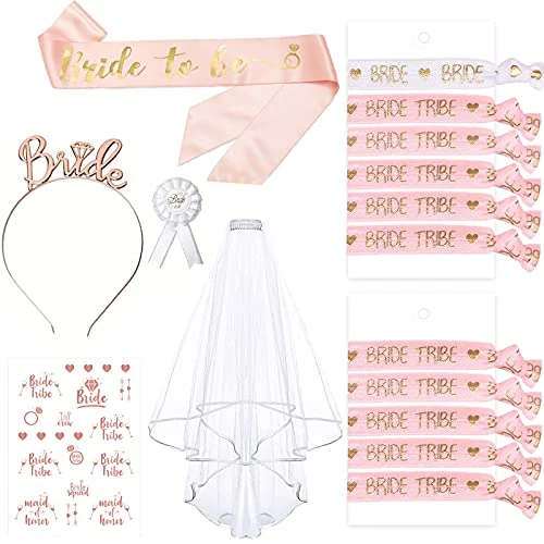 Offerta a tempo: Mytovosn 16PCS Gadget Sposa to Be Kit Accessori Velo Sposa Decorazione - 14% da 13.91 € a 11.99 €