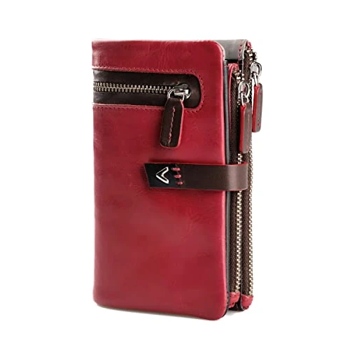 Offerta a tempo: Lavalen® Portafoglio Donna firmato in Pelle Vera RFID Portamonete Donna - 0.00% da 44.99 € a 44.99 €