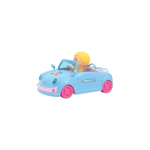 Cicciobello Amicicci Auto Cabrio met mini-figuur, voor kinderen vanaf 3 jaar, waardevolle games CC02000