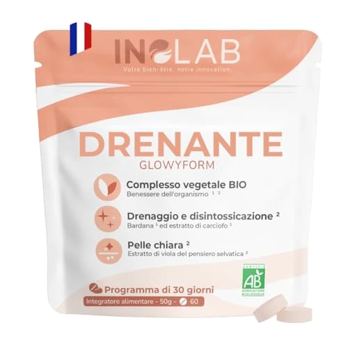 Oferta limitada: INOLAB Detox adelgazante ecológico, drenante y diurético quemagrasas I Alcachofa, Bardana, Pensamiento Silvestre Bio de 16.80 EUR a 13.40 EUR (ahorro 20%)