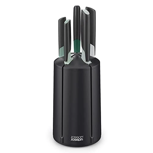 Offerta a tempo: Joseph Joseph Elevate Set da 5 coltelli con carosello - Editions (salvia) - 45% da 99.99 € a 55.00 €