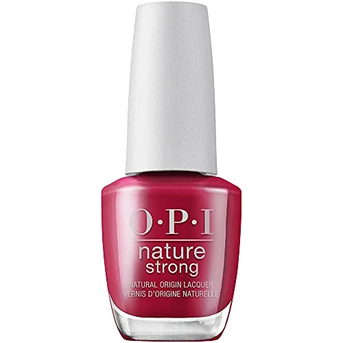 Zeitlich begrenztes Angebot: OPI Nature Strong Nagellack A Bloom with a View – langanhaltender Nagellack mit veganer, innovativer Formel mit natürlichen Inhaltsstoffen – für glänzende Nägel in Rubinrot von 13.35 € auf 13.35 € (0.00% Rabatt)