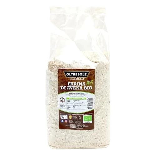 Offerta a tempo: Oltresole | Farina di Avena Integrale Biologica | 1 kg - 46% da 14.50 € a 7.90 €