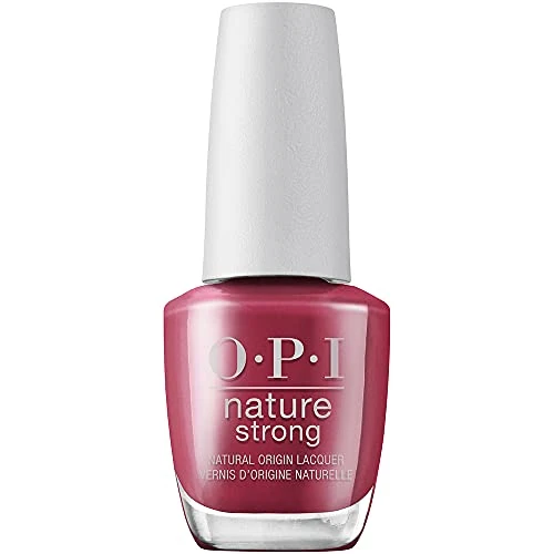 Offerta a tempo: OPI Nature Strong Give A Garnet - Smalto per Unghie Vegano* Rosso - Durata Fino A 7 Giorni - Brillantezza intensa- 15 ml - 52% da 18.99 € a 9.17 €
