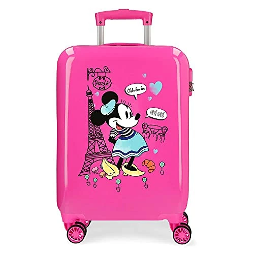 Offerta a tempo: Disney Minnie Around The World, Bagagli Per Bambine E Ragazze, Fucsia (Fuchsia), 38x55x20 cms - 19% da 80.36 € a 65.04 €