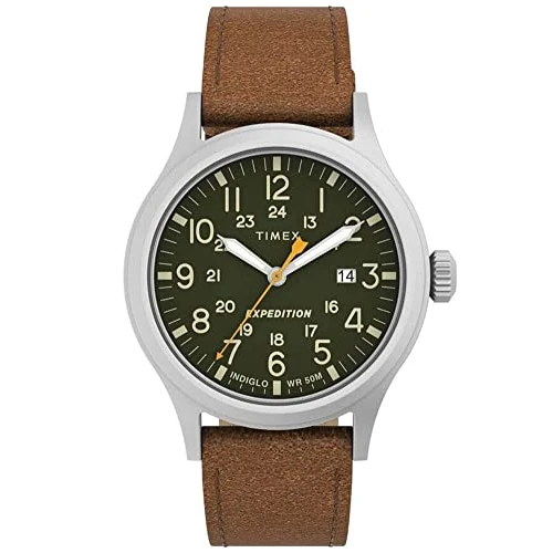 Timex Expedition Scout Montre pour Homme avec Bracelet en Cuir 40 mm TW4B23000