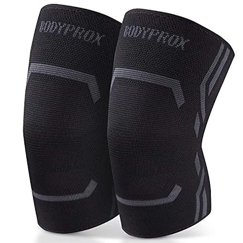 Oferta limitada: Bodyprox Rodillera de compresión para hombres y mujeres (paquete de 2), rodillera para correr y entrenar (M) de 13.99 € a 13.99 € (ahorro 0.00%)