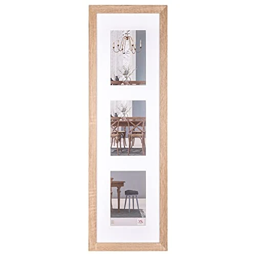 Limited offer: walther Design Picture Frame Light Oak 3X 13x18 cm Gallery with PassepArtout, Fiorito Wooden Frame EF338VE from 35.67 EUR to 35.67 EUR (save 0%)