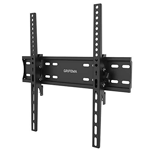 GRIFEMA GB1004-2 TV Wall Bracket for 26-65 inch, up to 50kg, Tilt TV Wall Mount with Spirit Level, Max VESA 400x400mm, Flat and Slim