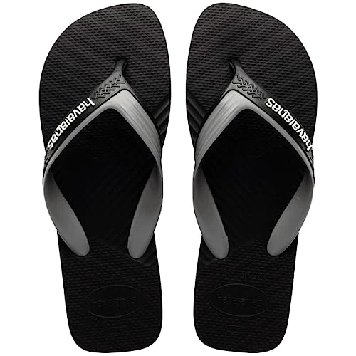 Limited-time offer: Havaianas Men Dual, Black/Steel Grey, 4.5/5 from 27.00 £ to 27.00 £ (save 0.00%)