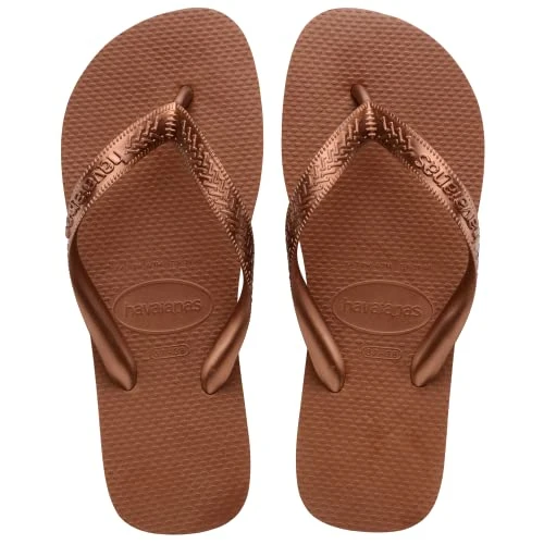 Offerta a tempo: Havaianas Top Tiras, Infradito Donna, Rust Metallic Copper, 33/34 EU - 51% da 24.00 € a 11.69 €