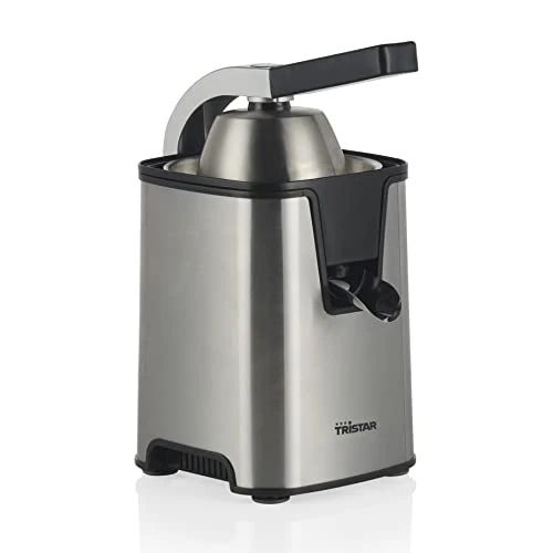 Tristar CP-3009 Electric Citrus Juicer, Stainless Steel Plastic, Silver/Black