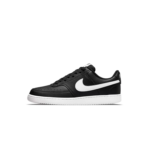 Nike Homme Court Vision Low Next Nature Men s Shoes, Black White Black, 44.5 EU