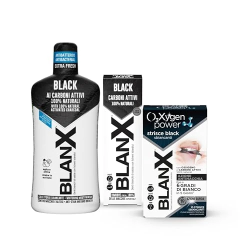 Tijdelijke aanbieding: BlanX, De Oral Care Whitening Kit bevat zwarte mondspoeling, zwarte tandpasta en wittere zwarte strepen voor een maximaal wittere en gezondere tanden van 26.66 € naar 26.66 € (0.00% korting)