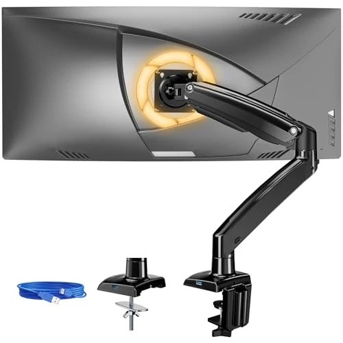 Oferta limitada: ErGear Soporte para monitores de 13 a 49 Pulgadas, Brazo de Monitor para Juegos de Alta Resistencia con Giro, inclinación y rotación para el hogar y la Oficina, soporta 12 kg, VESA 75 x 75 100 x 100 de 46.75 € a 41.49 € (ahorro 11%)